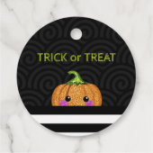 Étiquettes Cadeau Soirée Parties scintillant Orange (Dos)