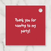 Étiquettes Cadeau Soirée Pirate de garçon mignet (Dos)