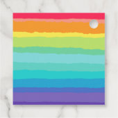 Étiquettes Cadeau Sois Joyeux et lumineux Rainbow Custom Christmas P (Dos)