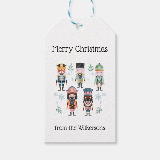 Étiquettes-cadeau Soldats du Jouet de Noël (Devant)