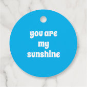 Étiquettes Cadeau Soleil (Dos)