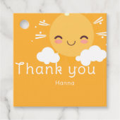 Étiquettes Cadeau Soleil (Devant)