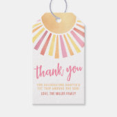 Étiquettes-cadeau Soleil Jaune (Devant)