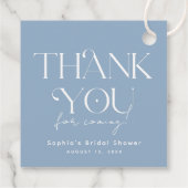 Étiquettes Cadeau Something Blue Before I Do Baby Shower (Dos)