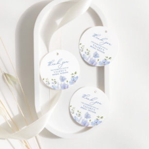 Étiquettes Cadeau Something Blue Before I Do Floral Bridal Shower