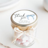 Étiquettes Cadeau Something Blue Mariage Dusty Bow Merci