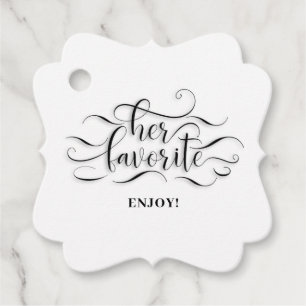 Étiquettes Cadeau Son favori
