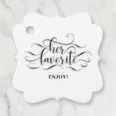 Étiquettes Cadeau Son favori (Devant)