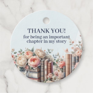 Étiquettes Cadeau Son prochain chapitre commence, Storybook merci