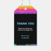 Étiquettes-cadeau Son Temps De Jeu Enfants Pixeleleled Jeu Anniversa (Devant)