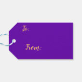 Étiquettes-cadeau Sorcière Trick Ou Enseigner Red Witchy Enseignant (Dos Horizontal)