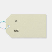 Étiquettes-cadeau Souhaitez-vous sur une petite fille en pandelier (Dos Horizontal)