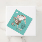 Étiquettes Cadeau Souhaits de Noël doux (En situation)