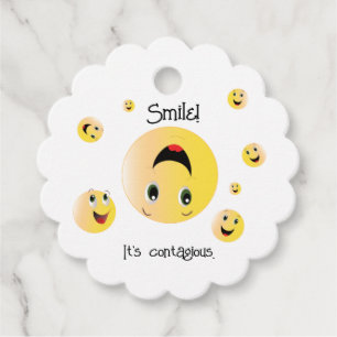 Étiquettes Cadeau Sourire c'est contagieux