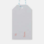 Étiquettes-cadeau Sourire d'Alligator (Dos)