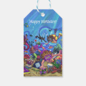 Étiquettes-cadeau Sous la mer (Dos)