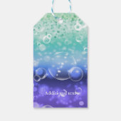 Étiquettes-cadeau Sous la mer Tropical Ocean fête d'anniversaire (Dos)