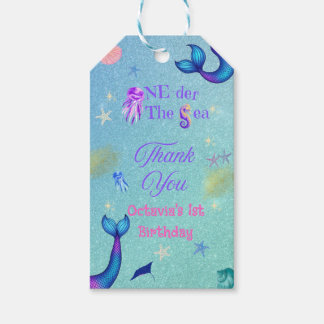 Étiquettes-cadeau Sous l'océan Premier Anniversaire