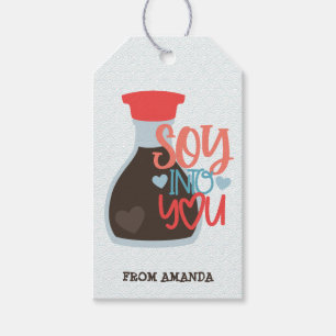 Étiquettes-cadeau Soy In You Punny Valentine