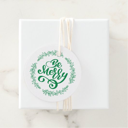 Étiquettes Cadeau Soyez Joyeux | Ajouter Votre Nom (En situation)