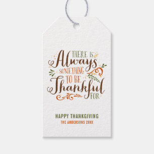 Étiquettes-cadeau Soyez thanksgiving lunatique reconnaissant du