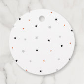 Étiquettes Cadeau Soyons éffrayants de la fête d'Halloween blanc (Dos)