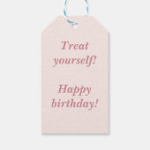 Étiquettes-cadeau Spa de chat intérieur (Dos)