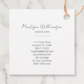 Étiquettes Cadeau Spa métaphysique holistique Mandala Esoteric Boho (Dos)