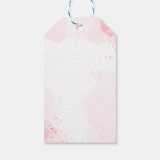 Étiquettes-cadeau Spa Party Fille Glam Maquillage Anniversaire Balis (Dos)