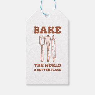 Étiquettes-cadeau Spatule de givrage Whisk and Rolling Pins Cuire le