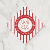 Étiquettes Cadeau Special Delivery From Santa North Pole Christmas (Dos)