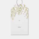 Étiquettes-cadeau Sprigs Botanique (Devant)