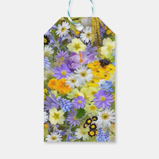 Étiquettes-cadeau Spring Flower Smash (Dos)
