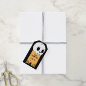 Étiquettes-cadeau Squelette Crâne Graveyard Noir Gothique Halloween (Avec de la ficelle)