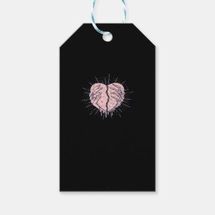 Étiquettes-cadeau Squelette Main Avec Coeur Classique