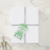 Étiquettes-cadeau St Patrick's Day Birthday Cake Custom Candles (Avec de la ficelle)