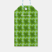 Étiquettes-cadeau St Patrick's Day Shamrocks Thunder_Cove (Dos)