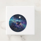 Étiquettes Cadeau Starburst céleste Galaxy Merci Favor (En situation)