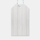 Étiquettes-cadeau Starfish Beach Wedding Sac de bienvenue rustique (Dos)