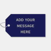 Étiquettes-cadeau Starry Night by Van Gogh Art (Dos (Horizontal))