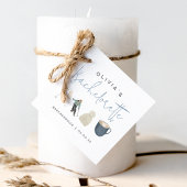 Étiquettes Cadeau Station de ski d'hiver Bachelorette personnalisée