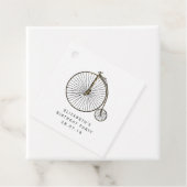 Étiquettes Cadeau Steampunk rose et or (En situation)