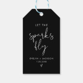 Étiquettes-cadeau STELLA Sparkler Envoyer, laisser Sparks Fly Card (Dos)