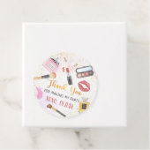 Étiquettes Cadeau Stick de maquillage spa Party (En situation)