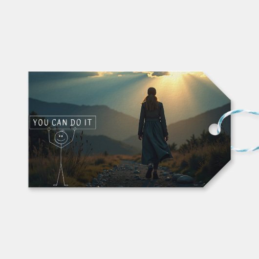 Étiquettes-cadeau Sticker (Devant (Horizontal))