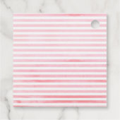 Étiquettes Cadeau Sticker d'anniversaire du Carnaval rose (Dos)