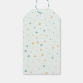 Étiquettes-cadeau Stickers Carrés animaux de mer Boho (Dos)