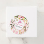 Étiquettes Cadeau Stickers Fille Ferme Anniversaire, Faveurs Ferme (En situation)