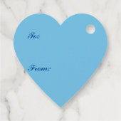 Étiquettes Cadeau Stickers Tabby Cat Blue Cute chats animaux de comp (Dos)