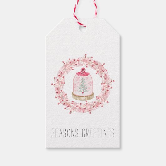 Étiquettes-cadeau Sticule Arbre Et Courbe De Noël (Devant)